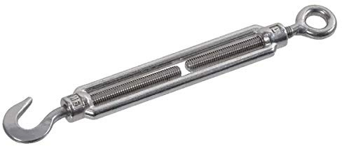 Spannschloss mit Öse für Haken aus V4A Durchmesser 10 mm KRAMP