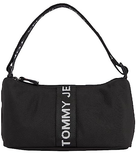Tommy Jeans Borsa Donna Essentials con Zip, Multicolore (Black), Taglia Unica
