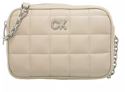 Calvin Klein Re-Lock Quilt Camera Bag Stoney Beige