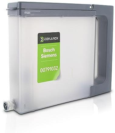 DEKAROX Depósito de agua para Bosch Siemens Neff 00791032 791032 para vapor, horno de vapor, horno de vapor