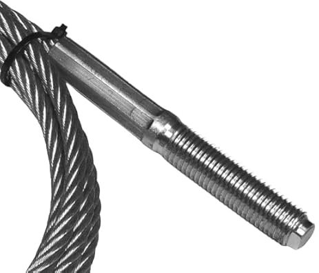Stahlseil 880 cm mit 2X Gewinde M16 für 2-Säulenhebebühnen, DTPF/DTPO