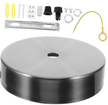 HOMOCONO Deckenleuchtenplatte Baldachin Kit Deckenabdeckplatte Montage Zubehör Für Pendelleuchten Lichtbaldachin Innenraumdekoration Einfache Anbringung