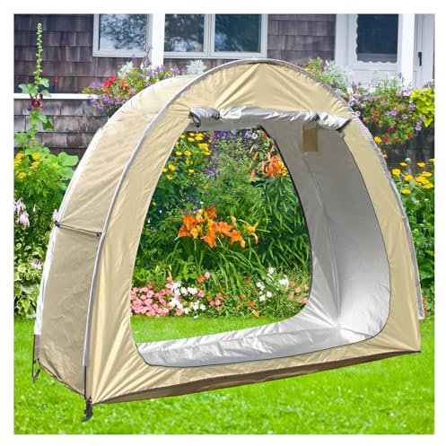 JXZDH Bike cover 2 PCS Bike Tent Outdoor Storage Can Be Spliced Motorcycle Shed for 2/3/4/5 Bikes Shed Storage,Blue(Green)