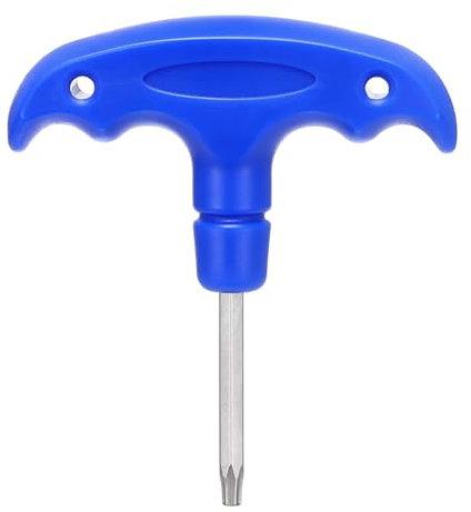 HARFINGTON Golf Spike Wrench Tool T15 Golf Torque Wrench Stainless Steel Golf Head Adjustment Tool Golf Driver Torque Tool with Plastic Handle for Golf Club Driver Shaft Adapter, Blue