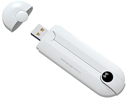 Pesderty Routeur 4G LTE Clé USB Mobile Hotspot Routeur sans Adaptateur WiFi Portable Blanc