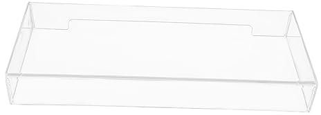Vaguelly Protector De Teclado Acrílico Transparente para Uso Versátil Accesorio De Teclado Resistente Cubierta Anti Polvo e Adecuado para Oficina y Juegos Diseño Práctico y Duradero