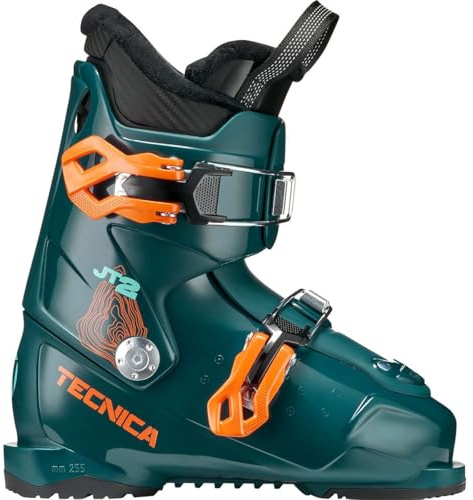 Tecnica JT 2 Junior Kid's Downhill Ski Boot (Teal, 18.5)