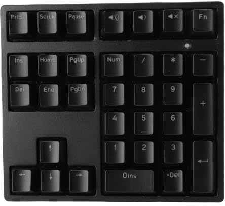 Denash Tastierino Numerico Meccanico, Tastierino Numerico Cablato USB C a 34 Tasti con Retroilluminazione RGB e Interruttore Blu, per PC Desktop Portatile (BLACK)