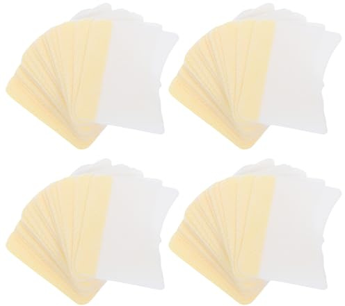 jojofuny Almohadillas Desmaquillantes en Forma Curva para Pestañas, 160 Unidades, Material Ligero y Duradero, Cojines Limpiadores Faciales para Maquillaje, Accesorio Profesional para