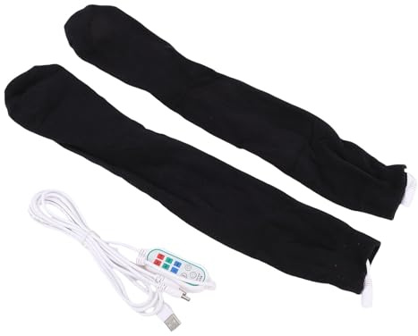 Dioche Strumpor Tvättbara Uppvärmda Smarta Temperaturstyrda Uppvärmda Strumpor med 3 Temperaturinställningar, Maskintvättbara, återanvändbara, USB-uppladdningsbara, Elektriskt Lämpliga för