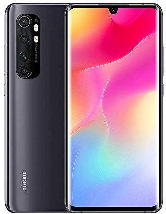 Xiaomi Mi Note 10 Lite Smartphone - 6.47″ 3D Curved AMOLED Display RAM 6GB ROM 64GB AI Quad Caméra 5260 mAh Noir [Version Globale] Midnight Black (Reconditionné)