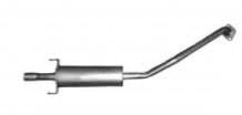 IZAWIT 35.057 Mittelschalldämpfer Kompatibel mit TOYOTA COROLLA ZZE12, NDE12, ZDE12 174100D320