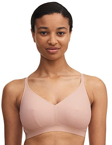 Chantelle Damen Bare Essential Leichter Bügelloser BH, Nude Rose, 95F