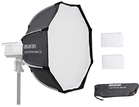 Aputure Light Dome Mini SE Softbox ottagonale Bowens Mount da 22,8 pollici/58 cm per Amaran 60x s,Amaran 60d S, Amaran 200x s,Amaran 200d S,Amaran100d S,Amaran 100x S,Amaran 150c,Amaran 300c