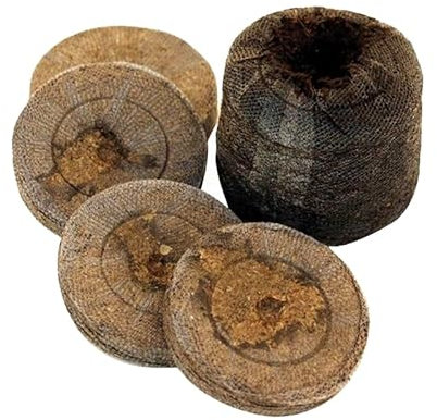 GaRdeNs Jiffy Torba pressata 41 mm (Confezione da 100 Pezzi)