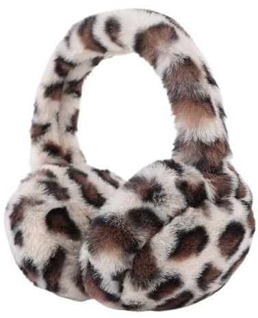 XIAOHAWANG Fluffy Ear Muff for Women Plush Foldable Earmuffs Kids Winter Earmuffs Girls Boys Cold Weather Ear Warmer