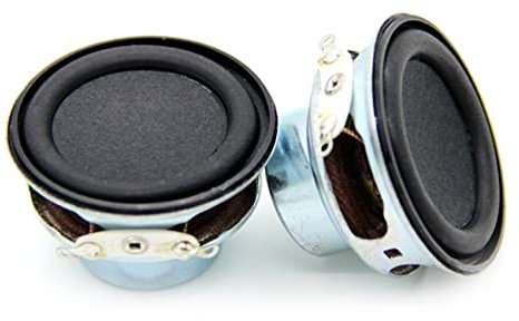 Seprendi 2 Casse Acustiche Altoparlanti Audio da 4 Ohm 6 W 40 mm 1,5 Pollici Bassi Multimediali Altoparlante Fai da Te Suono Mini per Home Theater