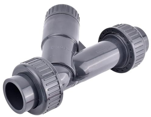 Valve De Contrôle Anti-retour En PVC, 1 Pièce, I.D20~63mm, Siège D'angle De Tuyau UPVC, Valve Anti-retour, Raccords De Tube D'arrosage For Aquarium Et Aquarium De Jardin (Color : Check Valve, Size