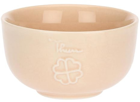 THUN, Mini Ciotola con Quadrifoglio in Porcellana, Idea Regalo per la Casa e Cucina, Ø 9.5, 5 h