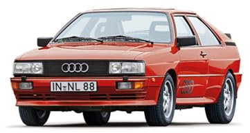 Italeri 3671 1:24 Audi Quattro - Modellbau, Bausatz, Standmodellbau, Basteln, Hobby, Kleben, Plastikbausatz, Auto Bausatz, Auto Modell 1:24, Rot