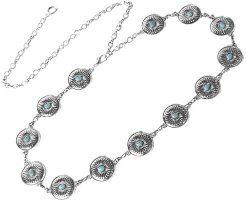 LIFKOME Kettengürtel Damen Verstellbare Bauchkette Metall Taillenkette Mit Agatstein-dekoration Vielseitige Körperkette Für Verschiedene Anlässe Silberner Gürtel Für Kleider Und