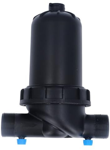 Filtro de Riego por Goteo, Plástico T Tipo de Filtro de Jardín de Jardín Riego Cabezales de Goteo para Invernadero de Jardinería (Filtro de pantalla de 1.5 pulgadas)