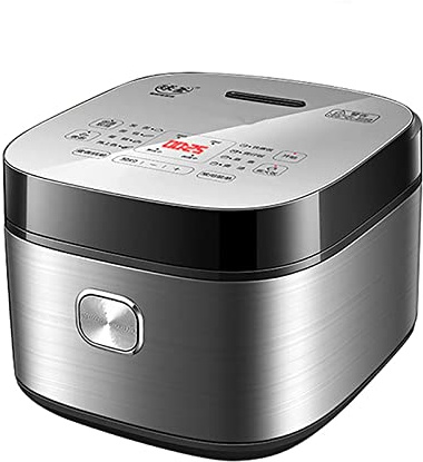 Cuociriso (4/5L) Multifunzionale per Uso Domestico Rivestimento Interno Antiaderente Prenotazione 24 Ore e conservazione del Calore per 2-8 Persone 220-240V (4l)
