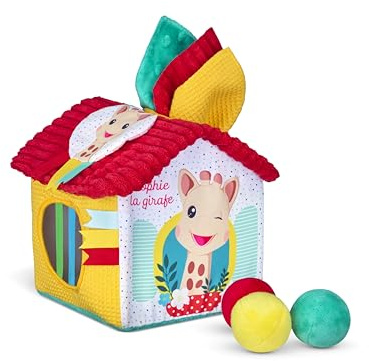 Sophie la Girafe - Haus der Entdeckungen – sensorisches Spielzeug für Babys ab 10 Monaten – Geschenkidee zur Geburt – Verschiedene Texturen, Bunte Bälle – Entwicklung der Feinmotorik – Fresh Touch