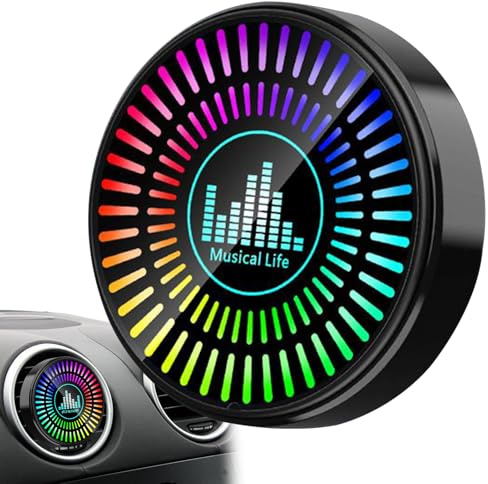 Diffuseur de parfum de voiture - Lumière d'aromathérapie | Désodorisant intelligent | Module d'éclairage Intelligent à Dispersion de parfum, dispositif d'éclairage à Diffusion automatique d'arôme, pla
