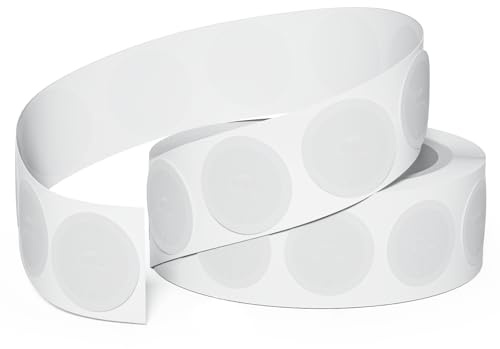 NTAG216 888 Bytes Memory NFC Stickers NFC Tags Fully Programmable,25mm Round,Timeskey NFC Tag Compatible with All NFC-Enabled Smartphones and Devices-50 Pieces