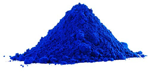 Colorant béton en poudre pour ciment, chaux, peinture - Pigments à base d'oxyde de fer - Bleu 5KG