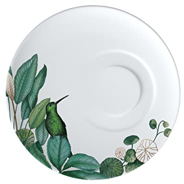 Villeroy & Boch Signature Avarua sous-tasse à café, 18,5 cm, blanche/multicolore