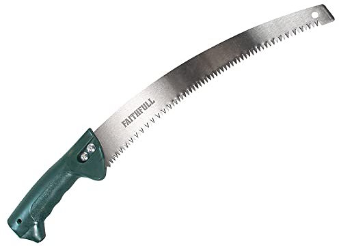 Faithfull FAICOUCPS13 Countryman Curved Pruning Saw 330mm (13in) SK5 Steel, Blade Length: 330mm (13in)