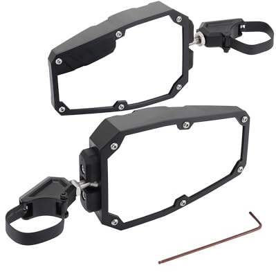 GOOFIT Espejo lateral de vista trasera Reemplazar Para Arctic Cat Polaris RZR Kwasaki Teryx Deere Gator Rhino YXZ RZR 2020 Motorcycle Dune Buggy beach buggy