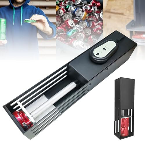 Cashwise Electric Can Crushers, Automatic Can Breaker, Recycling 12-Ounce and 16-Ounce Aluminum Cans, Beer Cans, Beverage Cans, Eco-Friendly Heavy-Duty Smasher