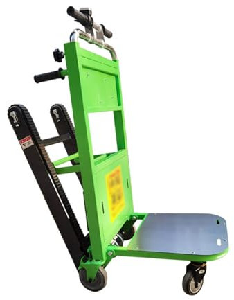 Cenz-888 Kletterkarre, Tragbarer elektrisch motorisierter Treppensteiger-Handwagen, robuster Treppen-Handwagen mit Teleskopgriff, Handwagen for Umzug, Lager, Logistik, Hohe Tragkraft
