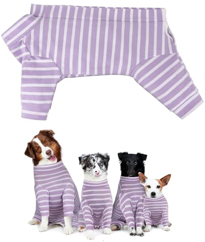 Adiwo Dog Recovery Suit, Dog Surgery Recovery Dräkt, Kirurgisk återhämtningsdräkt för hundar Katter efter operation, Operation Dog Onesie Spay Suit, Body efter operation för hundar