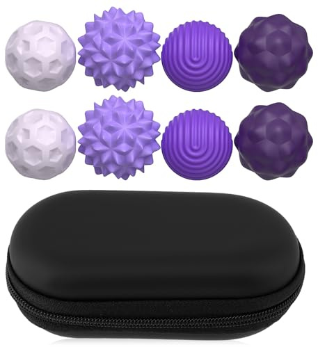 8 Stück Magnetische Toys,Stressbälle mit Magnetischer Anziehungskraft Silikonhülle,Entspannender Magnetball zum Stressabbau,Magnetbälle aus Silikon,Antistatisch Stress Relief Massage Ball