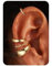 Morfetto Ear Cuff Orecchini Senza Buco Donna - 4 Paia Ipoallergenici Orecchini Clip Placcate Oro 14K | Non Ossidano, Earcuff per Cartilagine e per Chi Non Ha i Buchi Oro-chic