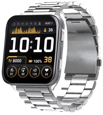 synsing Titanarmband för Garmin Venus X1, 24 mm metall-snabbkoppling med integrerat spännband som ersättning för Garmin Venu X1-klocka, 24mm, Titan