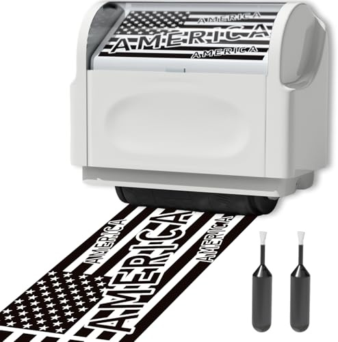 Identity Theft Protection Roller Stamp, 2 Refill Ink - Confidential Roller Stamp for Identity Protection & Security Stamps- Blocking Out Privacy Information and Guard Your Address and ID (White)