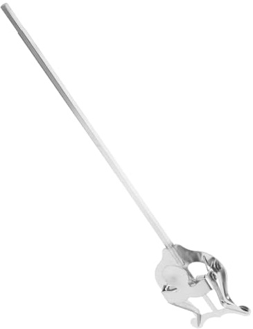Portable Notenclip aus Metall für Marschkapellen, Silber | Trombone Lyra Form, Sichere Klemmung für Notenblätter, Leichter Transport und Einfaches Umblättern