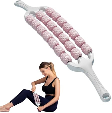 Chaies Rouleau de massage des fascias pour les jambes - Rouleau de massage ergonomique des fascias pour la récupération musculaire - Soin des articulations - Appareil de fitness pour l'entraînement