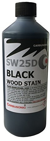 Black Wood Stain Safe Spirit Based Wood Dye 500 ml.