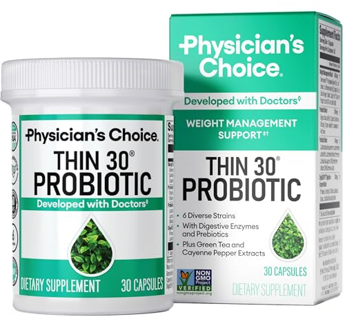 Physician's CHOICE Probiotics for Weight Management & Bloating, 30ct
