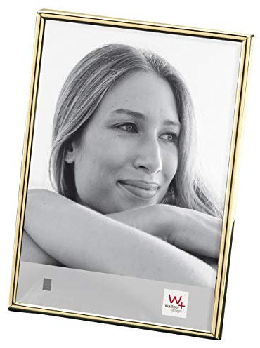 walther design Bilderrahmen gold 13 x 18 cm Chloe Portraitrahmen WD318G