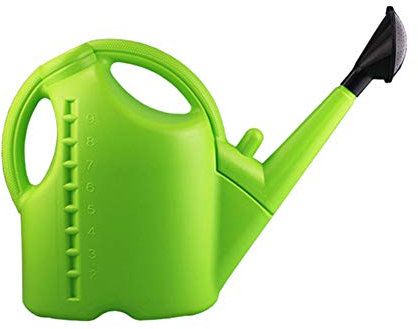 Venus valink 5L Regadera, 2 IN 1 Desmontable Chorro Plantas Regadera, Plástico Grande Capacidad Regadera para Interior Exterior Jardín Flores Plantas - Verde