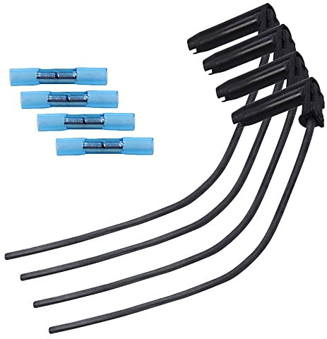 BESTPRICE 4x Kit de réparation pour connecteur de Bougies de préchauffage Diesel court Compatible avec
