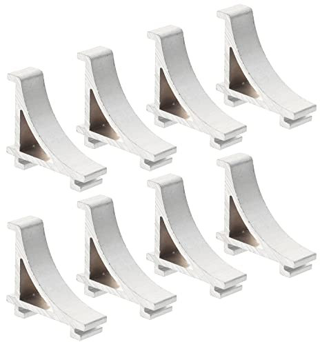 Angoily Kühlschrank Gefrierschrank Halterung Gefrierfach- Regalhalterungen Für 8 Gefrierregal-Clips Gefrierfach- -Stützregal Kühlschrank-Stützklammern Für Heimgebrauch (Größe 4)