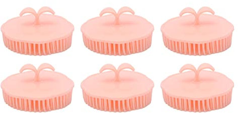 Brosse de Shampoing Humide et Sec, 10 Pièces, épurateur de Cuir Chevelu Portable et Ergonomique pour Hommes et Femmes